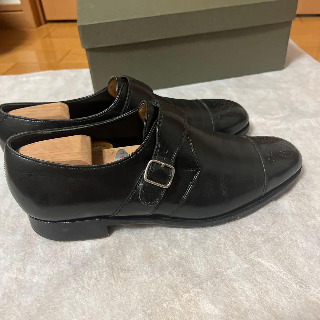 エドワードグリーン EDWARD GREEN 黒 ７ハーフ LAST32