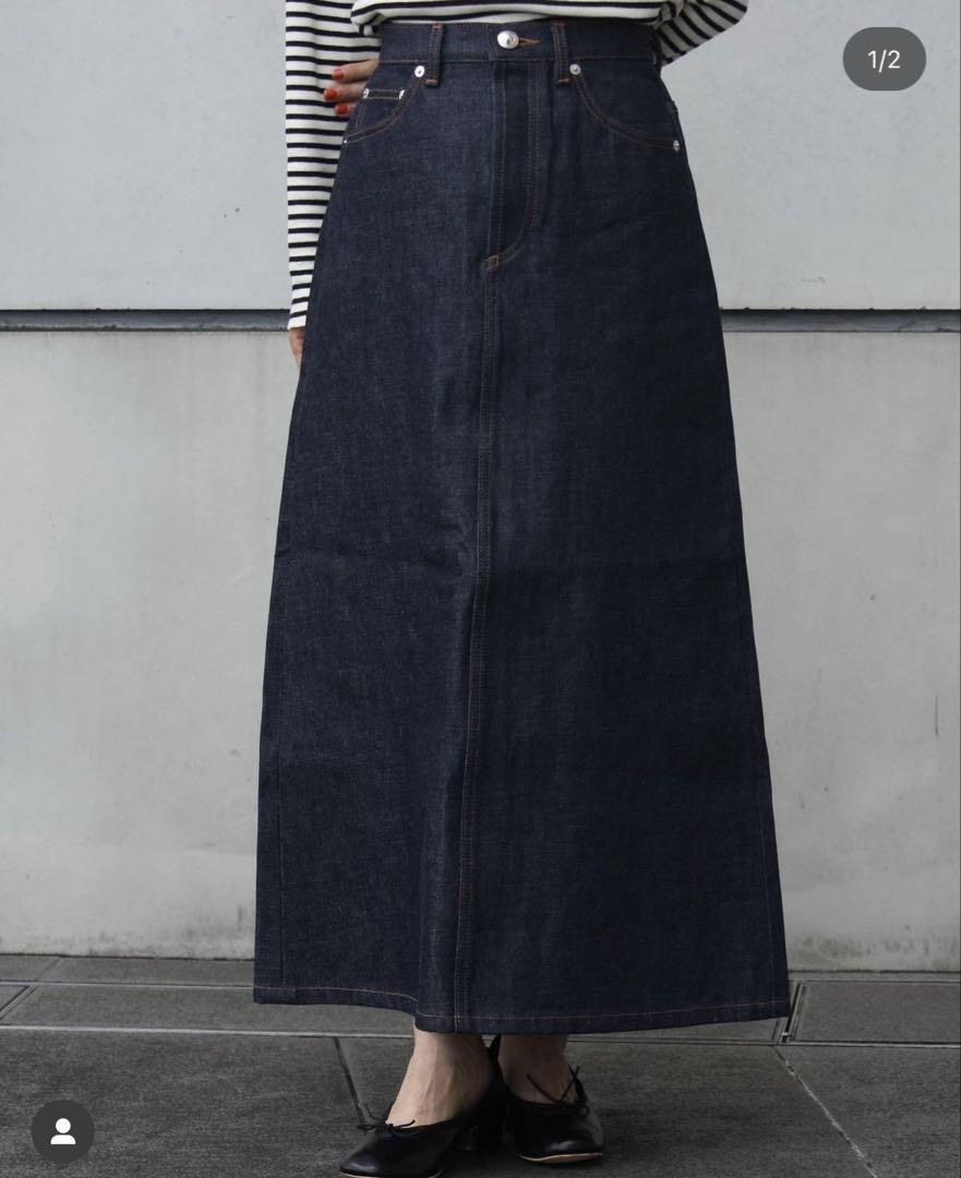 A.P.C. × steven alan デニムロングスカート