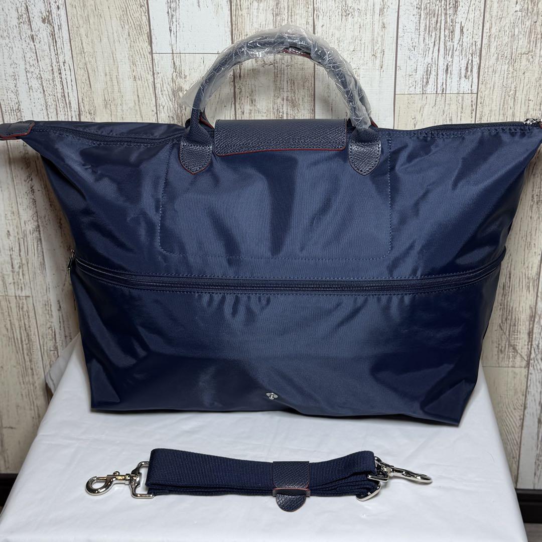 楽天 送料無料にならない Longchamp メルカリ - 旅行2wayバッグ-ネイビー 男女兼用 大容量 バッグ