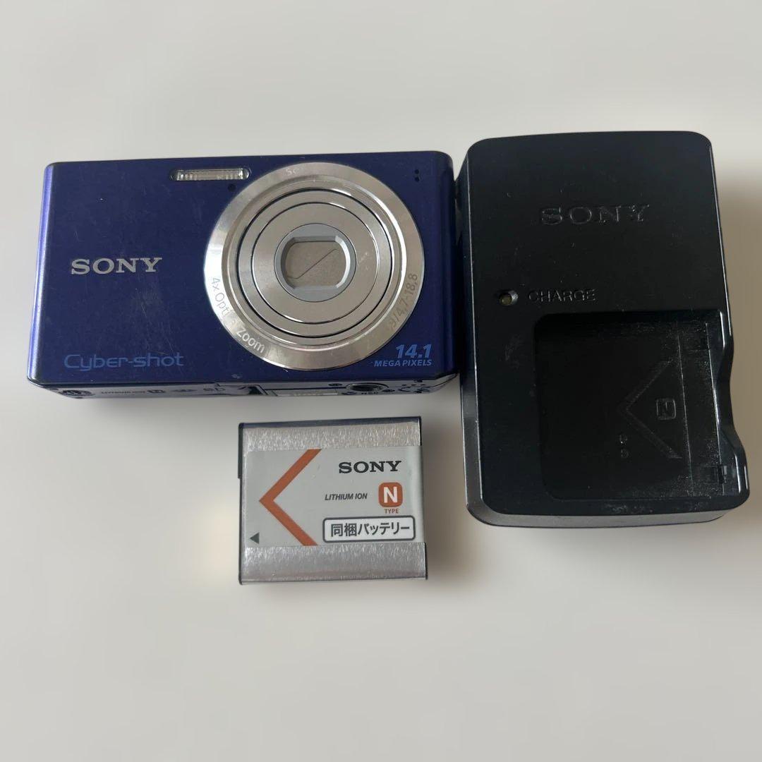 SONY Cyber-shot 14.1メガピクセル デジタルカメラ 本体充電器