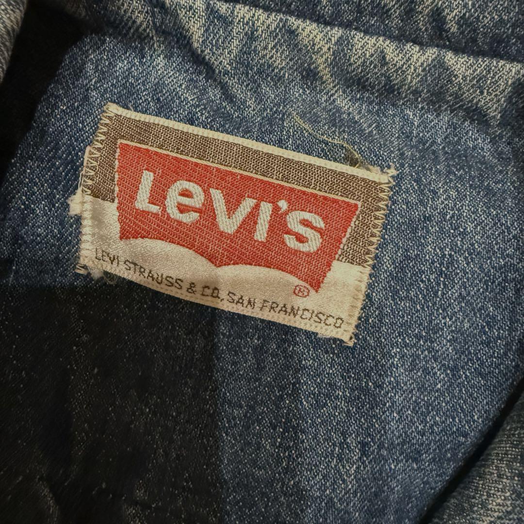 70s LEVIS リーバイス USA製 デニムテーラードジャケット 40
