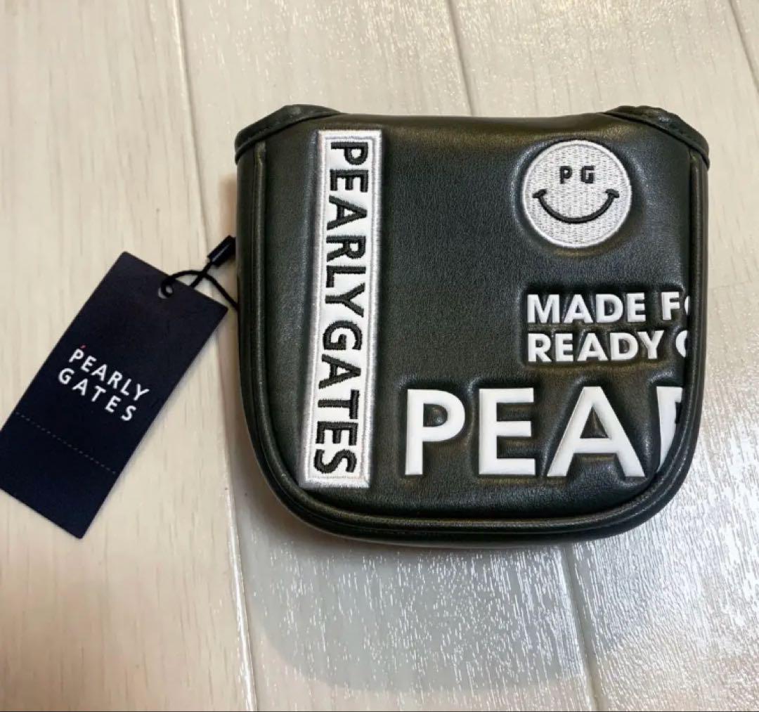 PEARLY GATES - パーリーゲイツ　2022 パターカバー　ブラック　マレット型 PEARLY GATES 【待望の再入荷】【SMILY-BLACK CAMO】パーリー