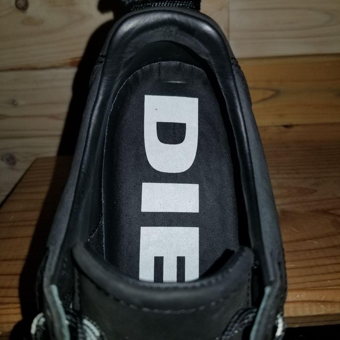 美品　DIESEL　LE RUA　LOW　レザー　ブーツ　26.0　ロゴ 黒