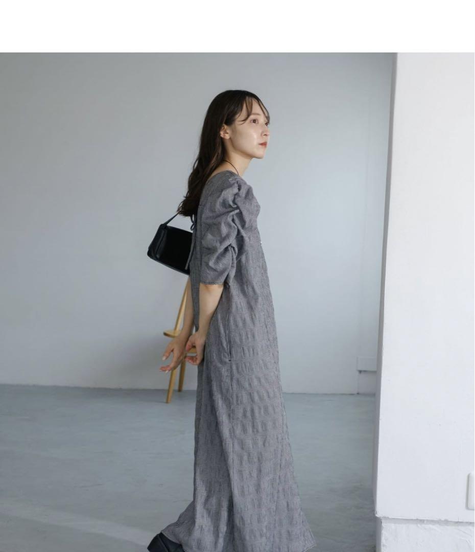 カスタネ2024AW/前後2WAYI2サイズ展開シアーサッカーギャザー