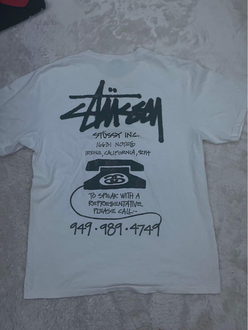 Stussy ホワイト Tシャツ M - メルカリ