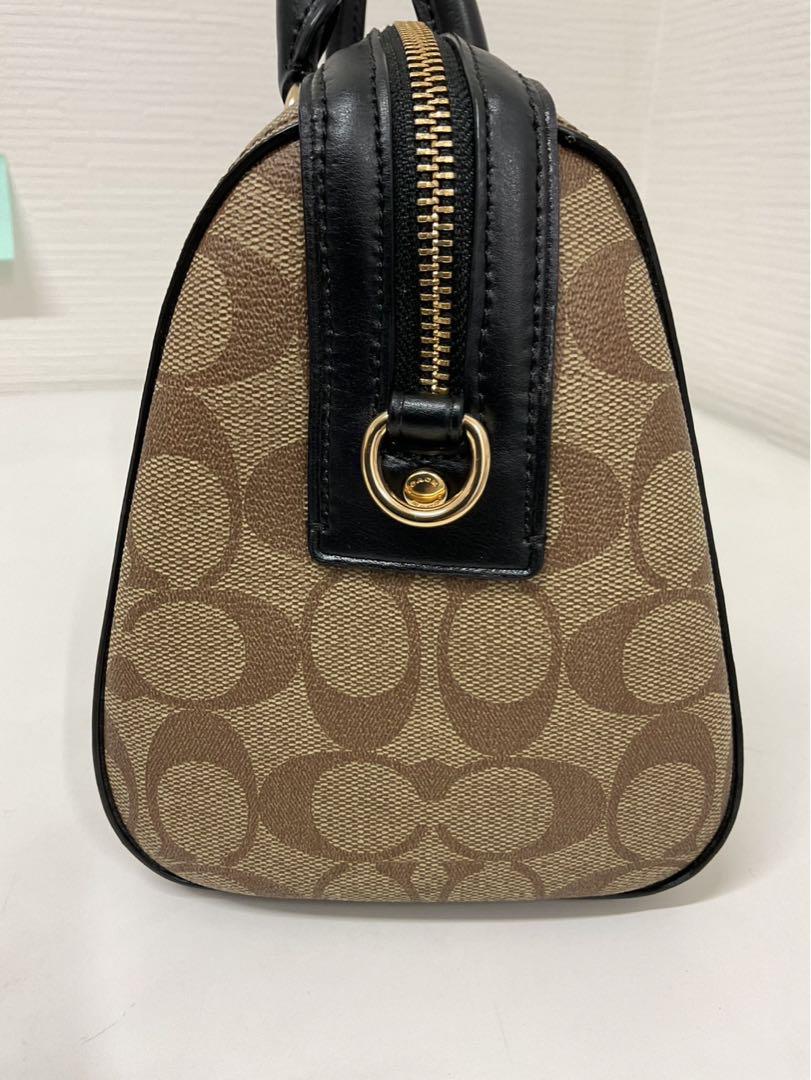 美品 コーチ ローワンサッチェルショルダーバッグ斜め掛け 2WAY