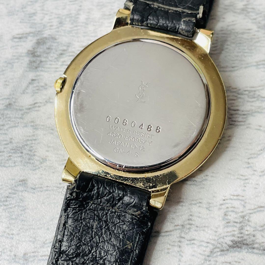 【新品電池】YVES SAINT LAURENT 腕時計 ゴールド YSL