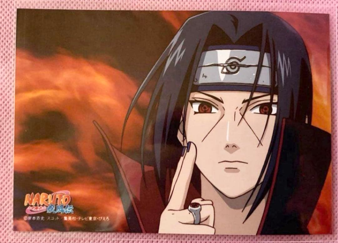 NARUTO ナルト ジャンプフェスタ限定 エンスカイ 生ブロマイド イタチ