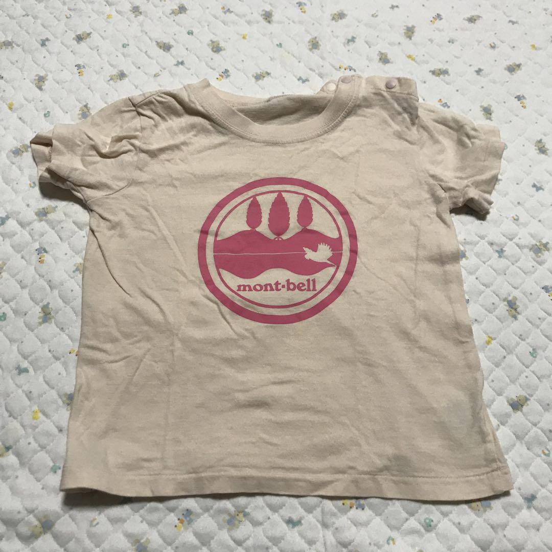 mont-bell ベージュ 半袖Tシャツ サイズ不明