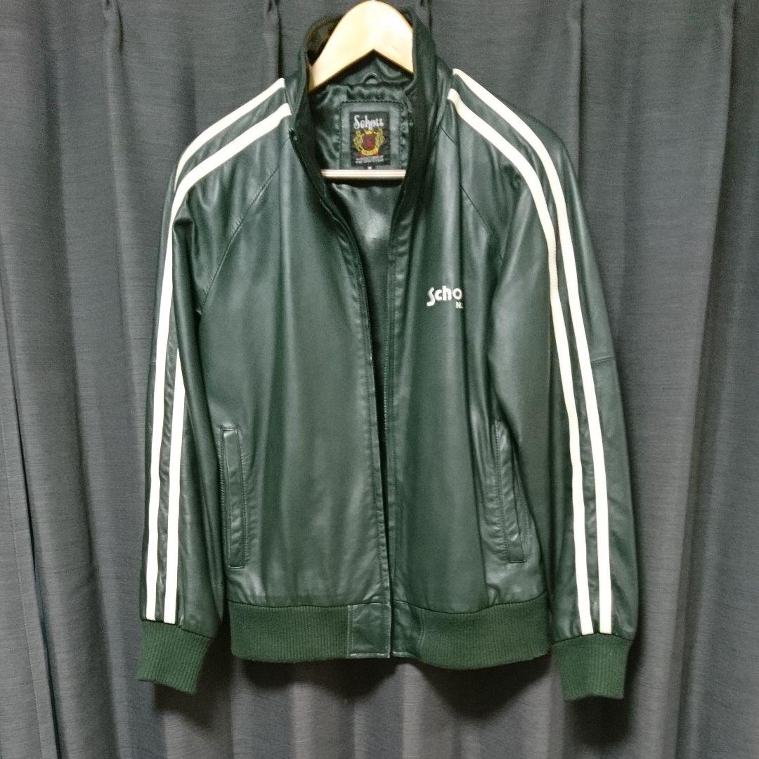 9750円 メーカー直売 ショット shott レザージャージ グリーン M