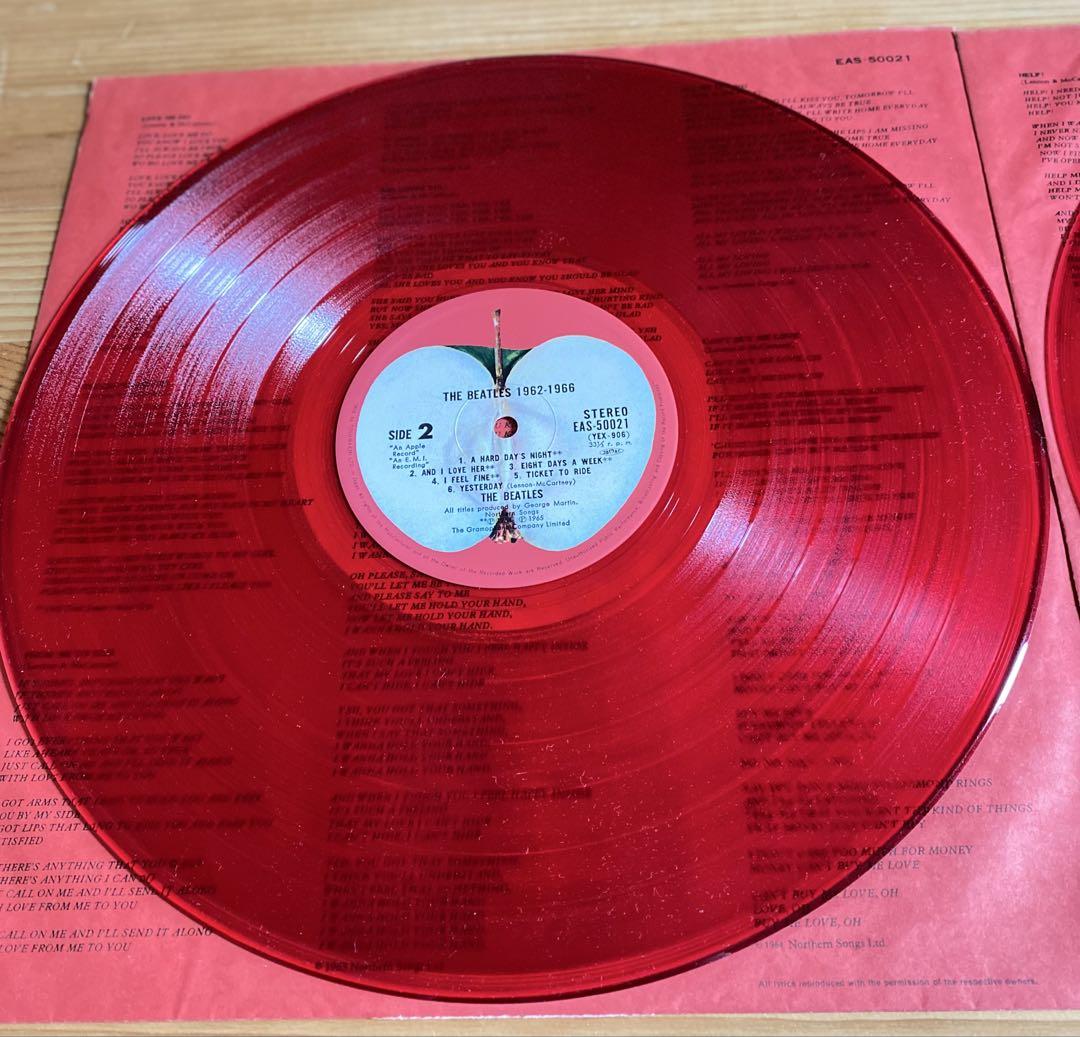 【限定 レッドレコード】The Beatles 1962-1966 2枚組　赤盤 ビートルズ USキャピトル限定カラー盤 1962-1966 赤盤 2枚組