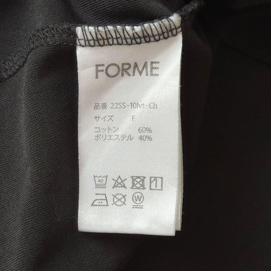 FORME Mother 10th LOVE 半袖Tシャツ 東原亜希 チャコール