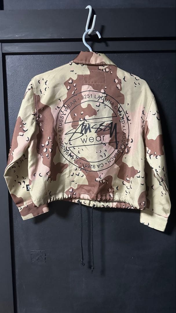 Stussy カモフラージュ クロップドジャケット S