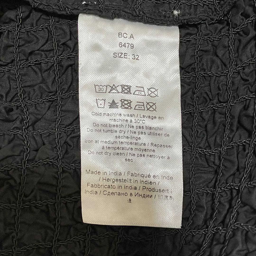 新品 23SS ガニー コットンポプリンクロップドスモックトップ