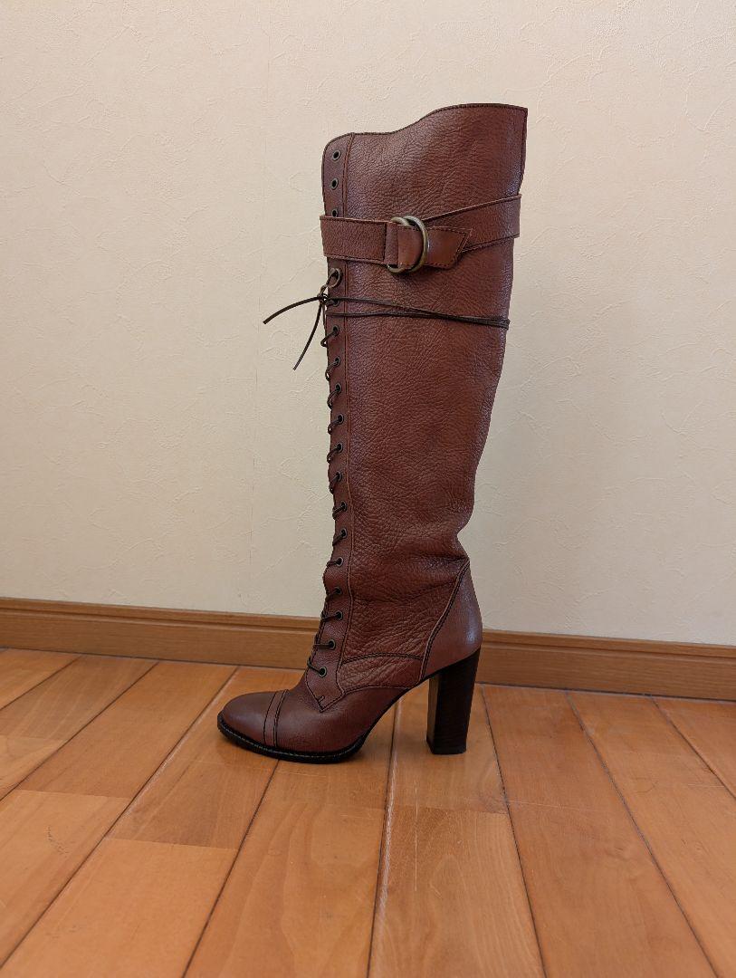 グレースコンチネンタル ミリタリーロングブーツ size37