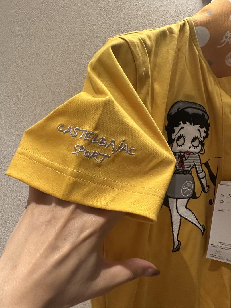 CASTEL BAJEC Betty Boop イエローシャツ