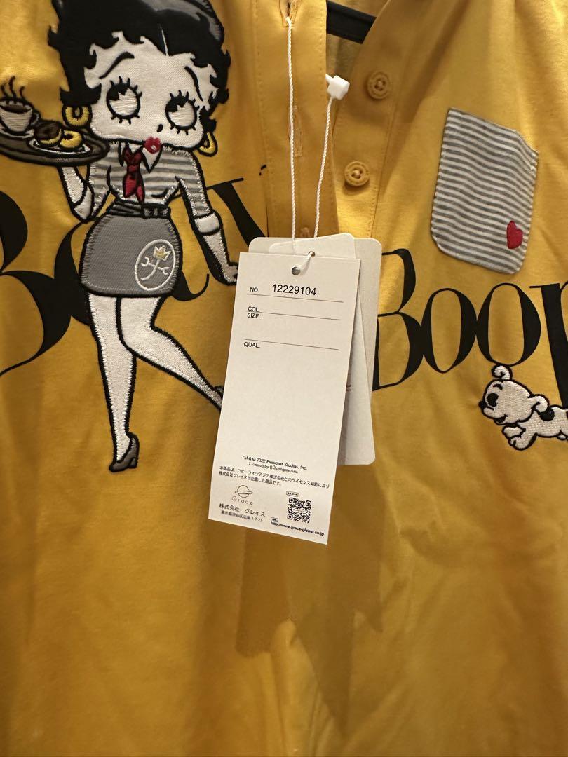 CASTEL BAJEC Betty Boop イエローシャツ