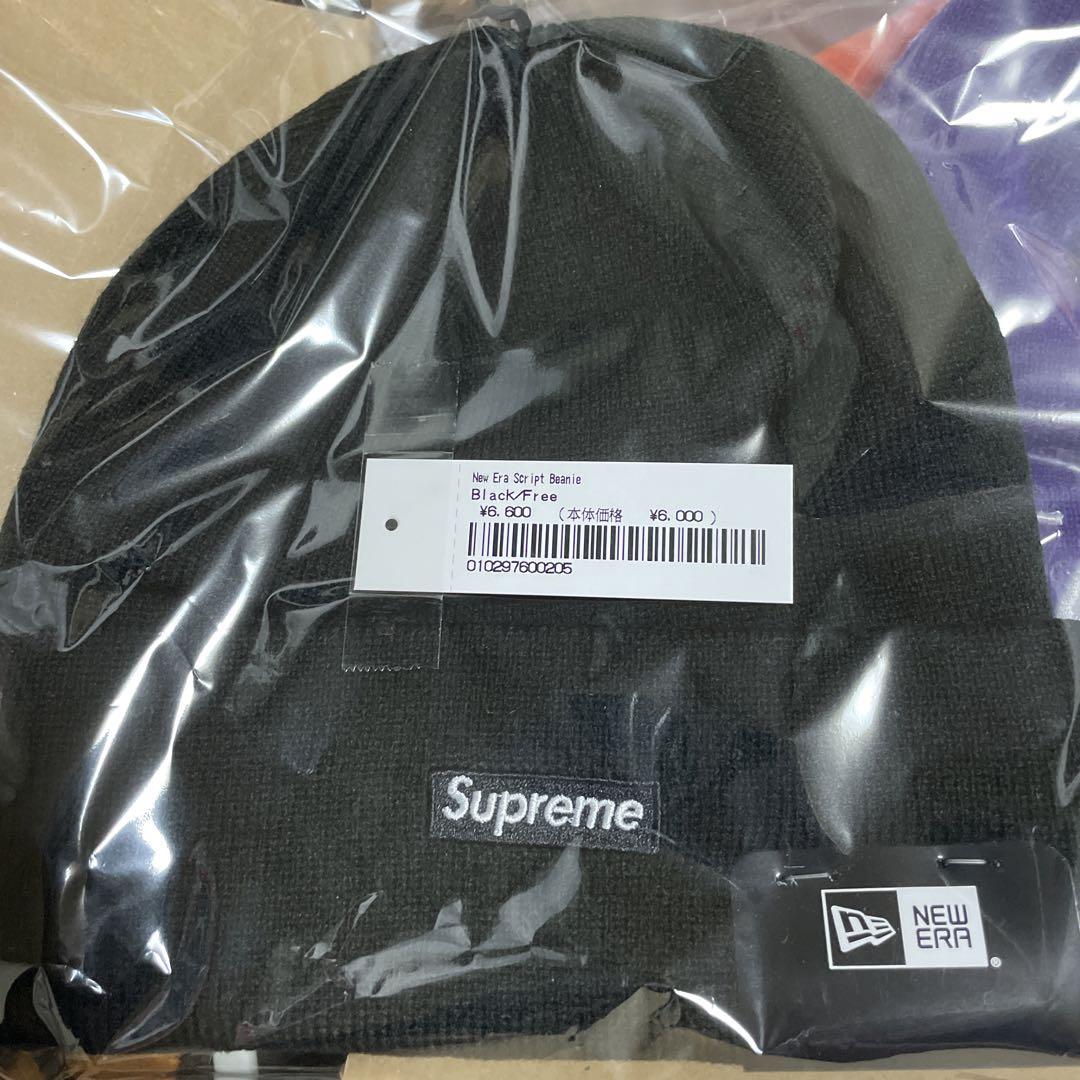 Supreme New Era Script Beanie (FW22) Black - FW22 - US