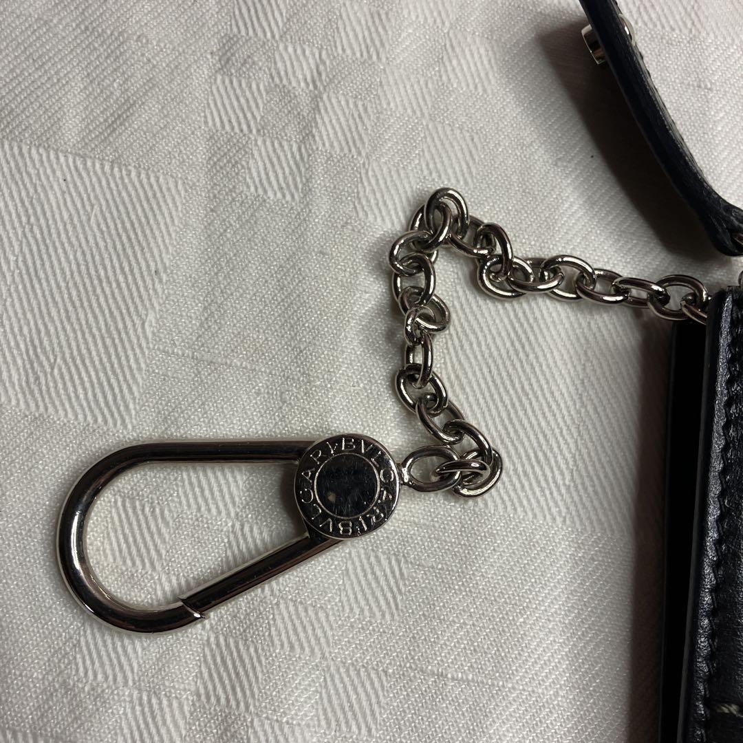 BVLGARI♡ブルガリ チェーン付きレザー コインケース