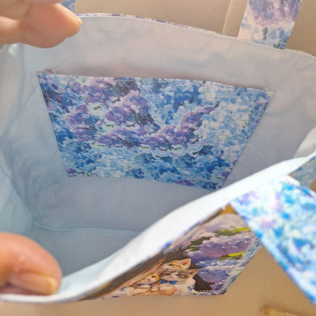 激レアパネル生地　ハンドメイド　片面パネルDカン付きミニバック