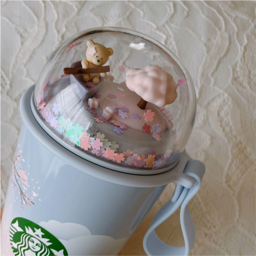 通販定番 韓国 タンブラー ♡ ベアリスタ 送料込み LgqxM-m30539994699 スタバ 2022年 さくら 定番特価