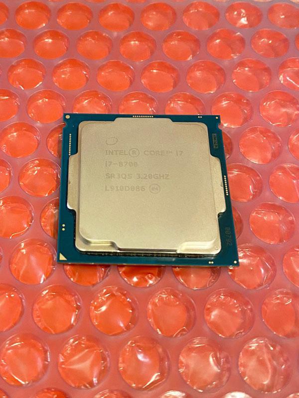 CPU Intel Core i7 8700 動作品 動作確認済】CPU Intel Core i7-8700