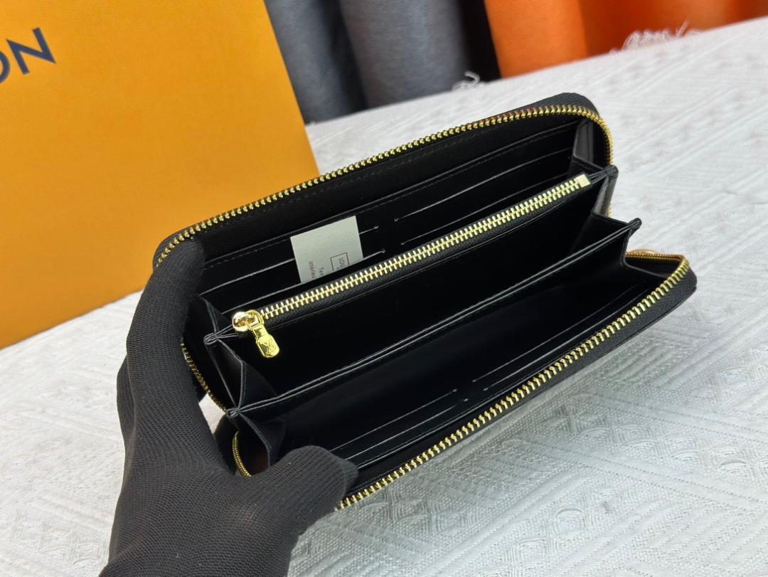 24時間匿名発送✨ルイヴィトン 長財布 ブラック