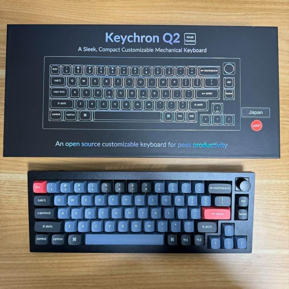 【極美品】 keychron Q2 QMK カスタム メカニカル キーボード