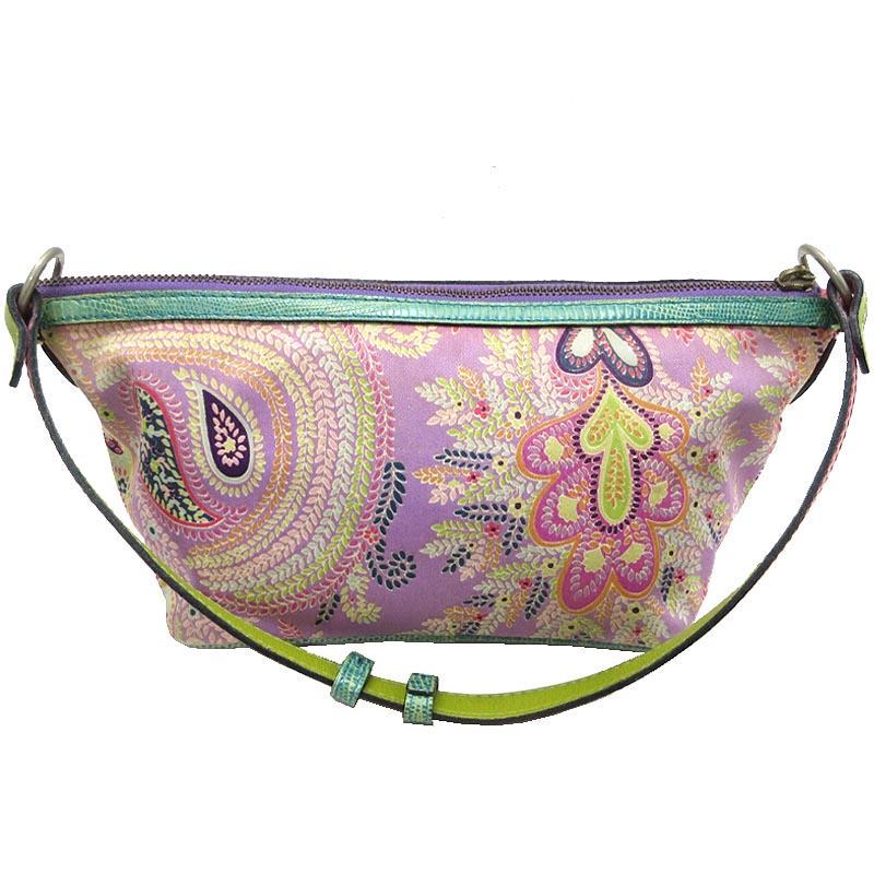 エトロ ETRO 肩掛ショルダーバッグ ミニバッグ パープルピンク系