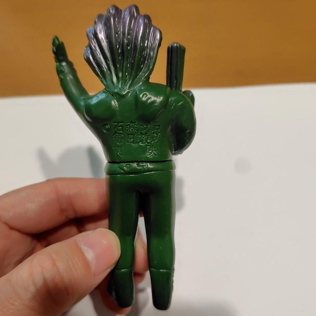 仮面ライダー サボテグロン　旧バンダイ　美品 ソフビ 当時物