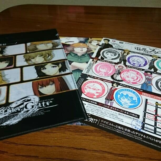 最終値下げ シュタインズゲート スタンプラリー景品 メルカリ