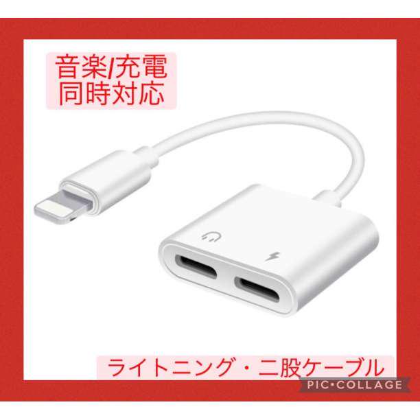 Iphone イヤホン 充電 二股ケーブル 名作 Iphone イヤホン 充電 二股ケーブル 名作