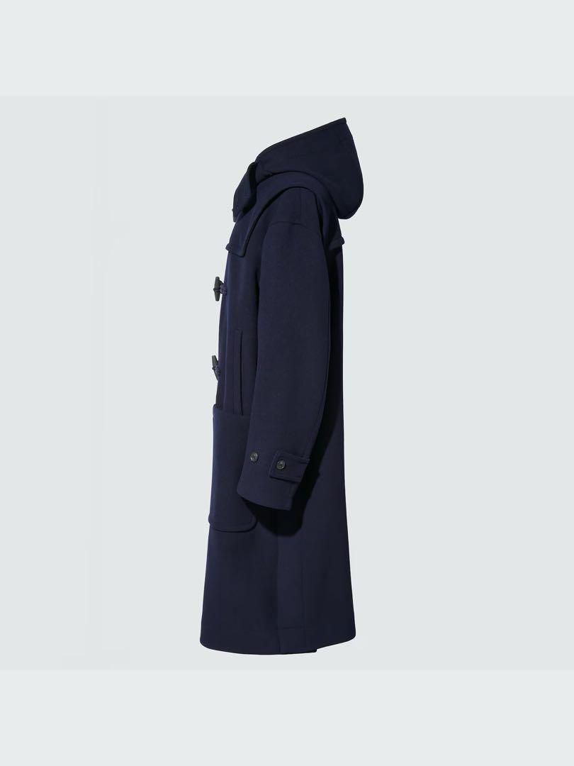 UNIQLO +J ウールオーバーサイズダッフルコート　S ネイビー