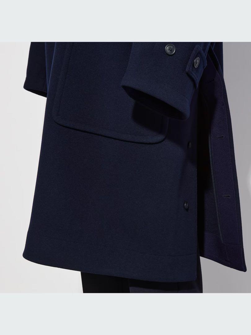 UNIQLO +J ウールオーバーサイズダッフルコート　S ネイビー