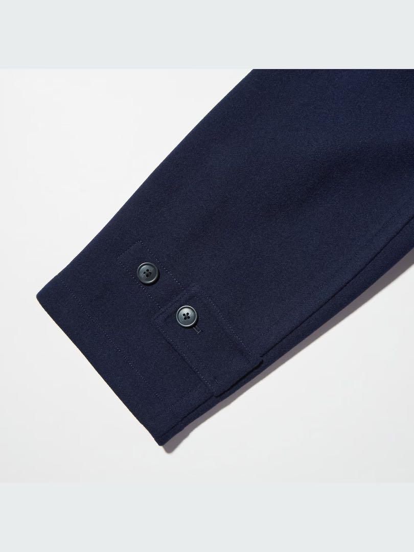 UNIQLO +J ウールオーバーサイズダッフルコート　S ネイビー