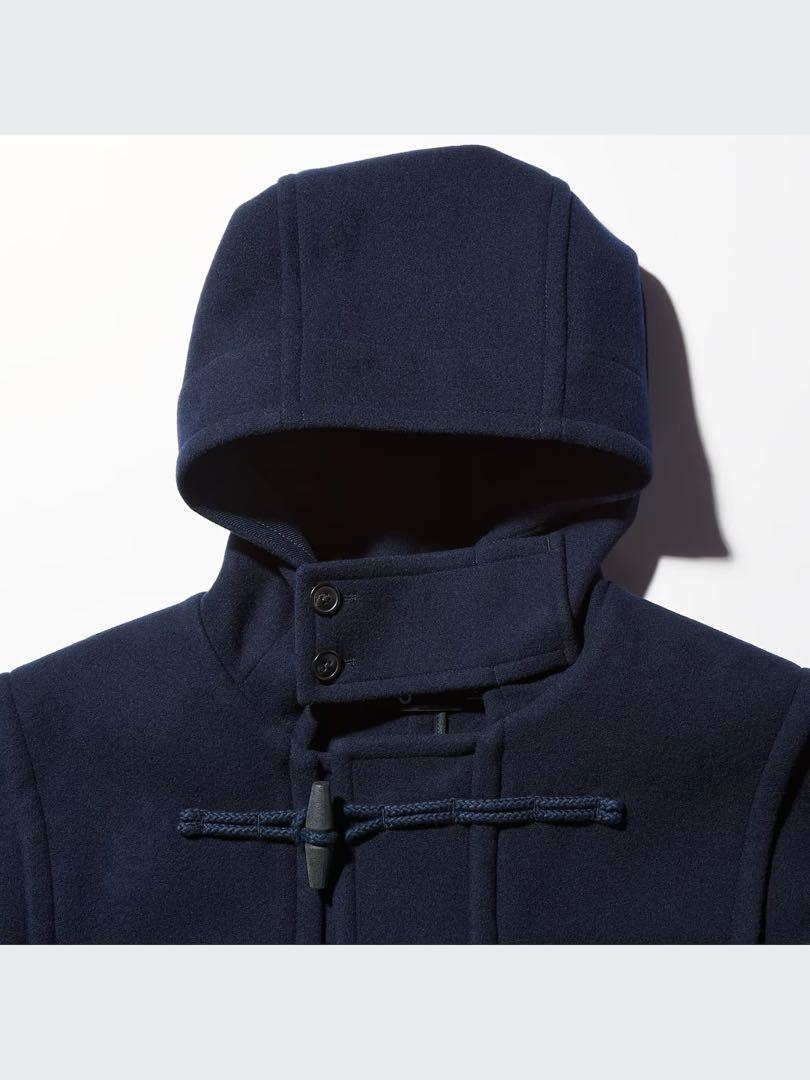 UNIQLO +J ウールオーバーサイズダッフルコート　S ネイビー