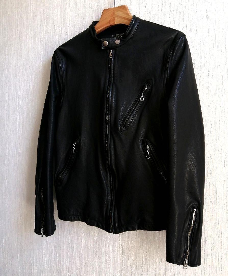 RUDE GALLERY ルードギャラリー　レザー シングルライダースジャケット