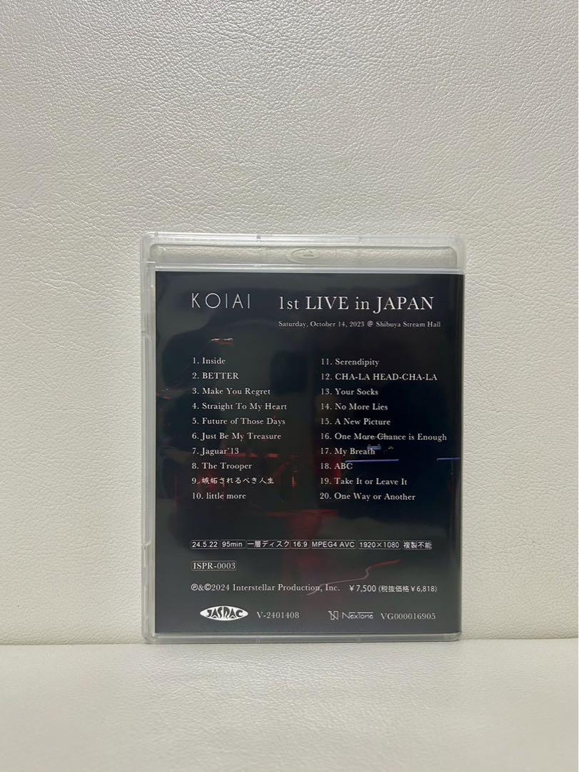 KOIAI “1st LIVE in JAPAN” Blu-ray - メルカリ