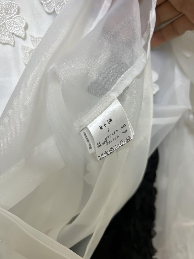 RE.MUSE 3D FLOWER ORGANDY BLOUSE