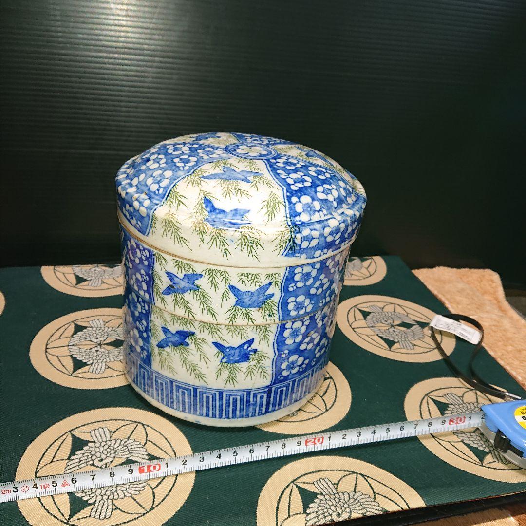 時代物、レトロ陶器重箱