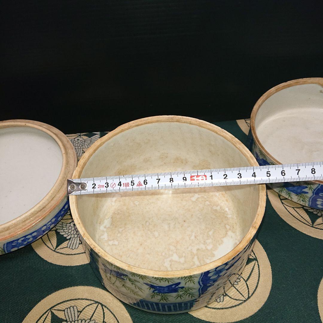 時代物、レトロ陶器重箱