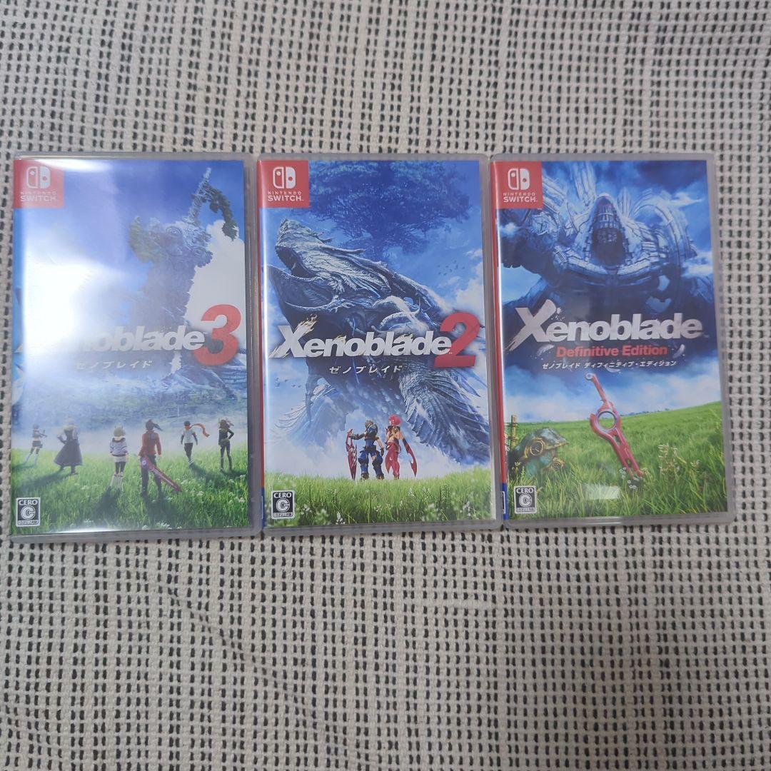 ゼノブレイドセット1.2　switch Switch ゼノブレイド1、2、3セット