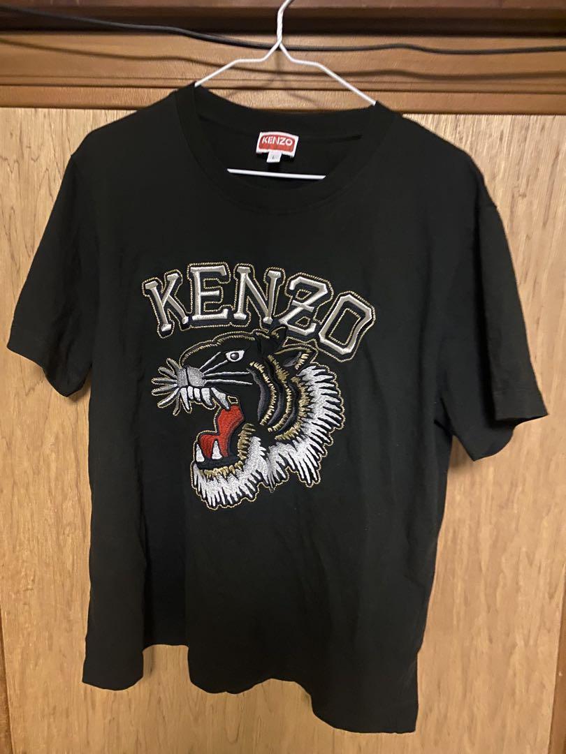 KENZO 虎刺繍 Tシャツ ブラック