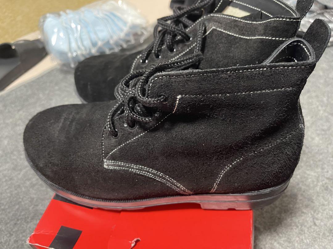 安全靴 Simon HI22 黒床耐熱ハイカット安全靴 黒