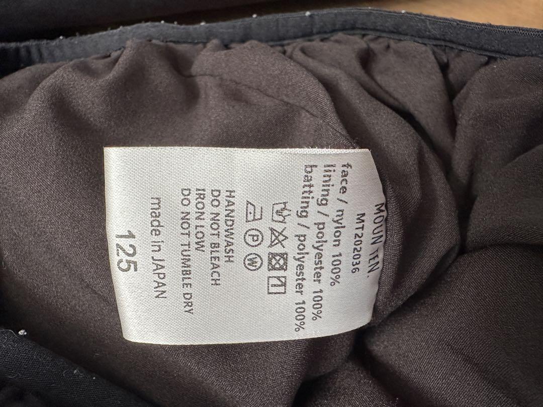 マウンテン mounten. air mitten blouson 125