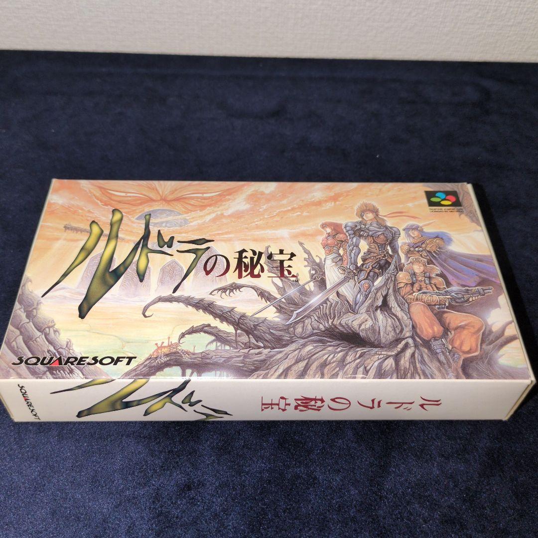 ルドラの秘宝 スーパーファミコンやや傷や汚れあり
