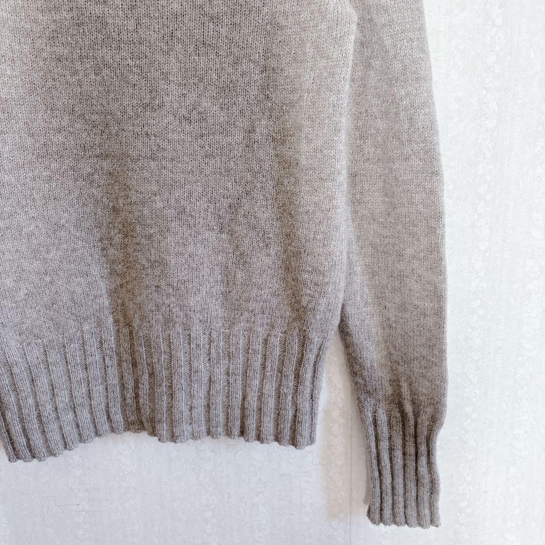 美品♦︎LEMAIRE ルメール ニット リブ ロングスリーブ ウール ベージュ 美品♦︎LEMAIRE ルメール ニット リブ ロングスリーブ ウール ベージュ