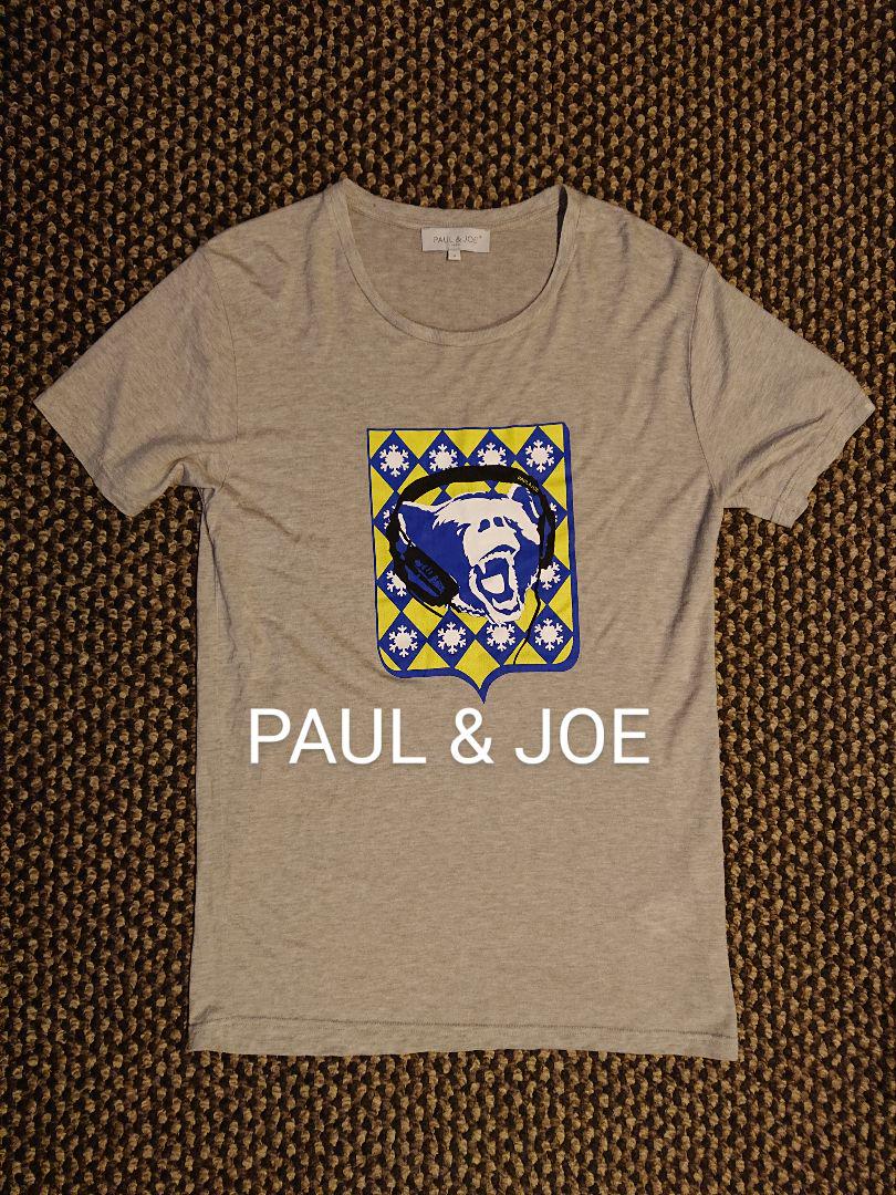 PAUL & JOE 熊×ヘッドフォンプリントTシャツ ポール&ジョー