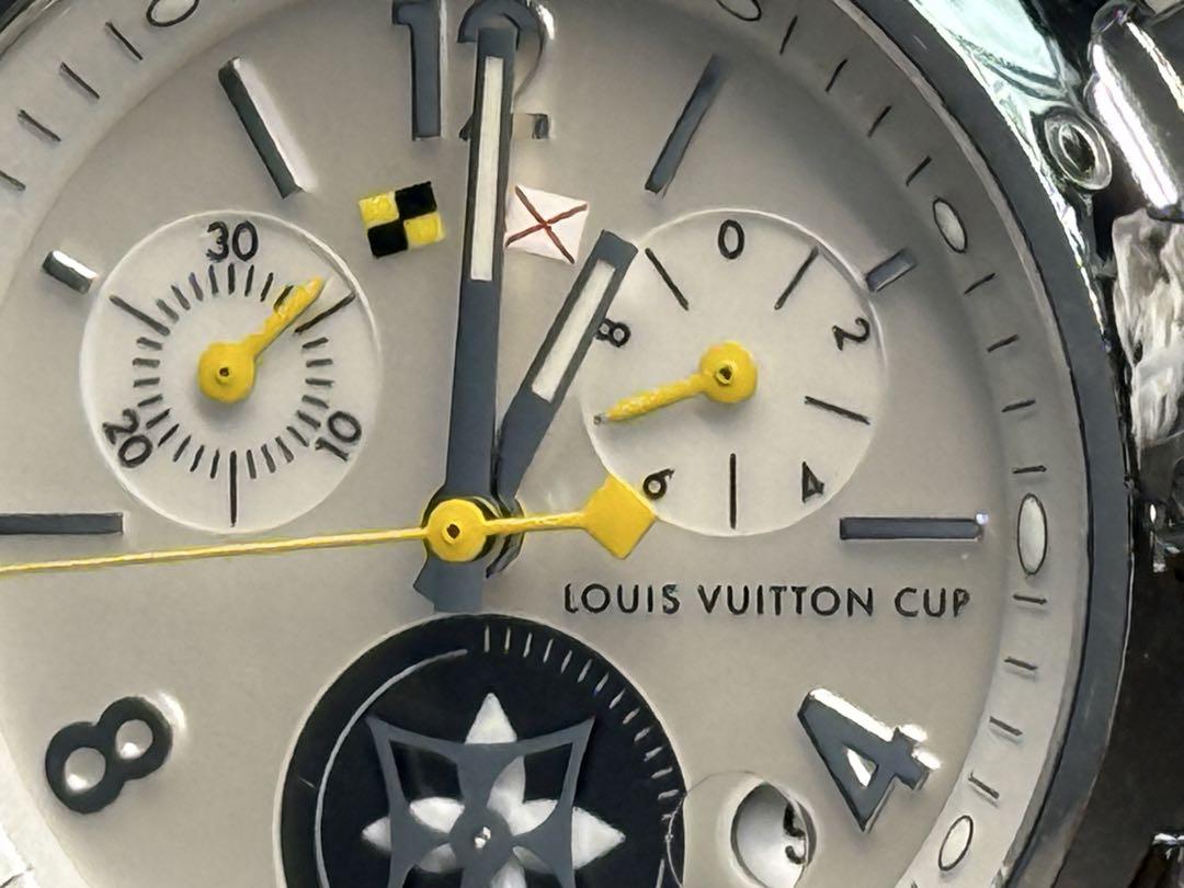 ルイ・ヴィトン タンブールラブリーカップ クロノグラフ 時計 LOUIS VUITTON ルイヴィトン タンブール クロノグラフ ラブリー