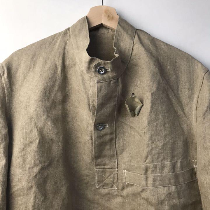適当な価格 3月限定価格40's 激レア リネンスモック ドイツ軍 - その他